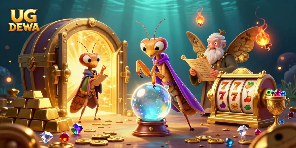 Engage with UG DEWA's thrilling slot experience and win among sparkling treasures and mystical characters.