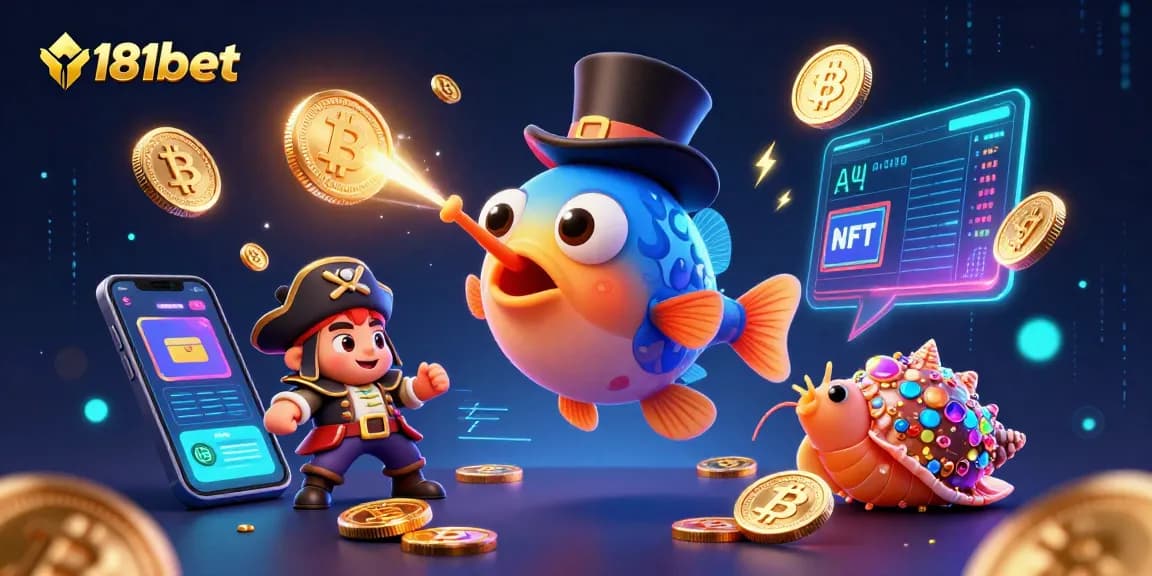 Engage with thrilling 181bet adventures as the anglerfish attracts gold coins among a treasure-filled ocean.