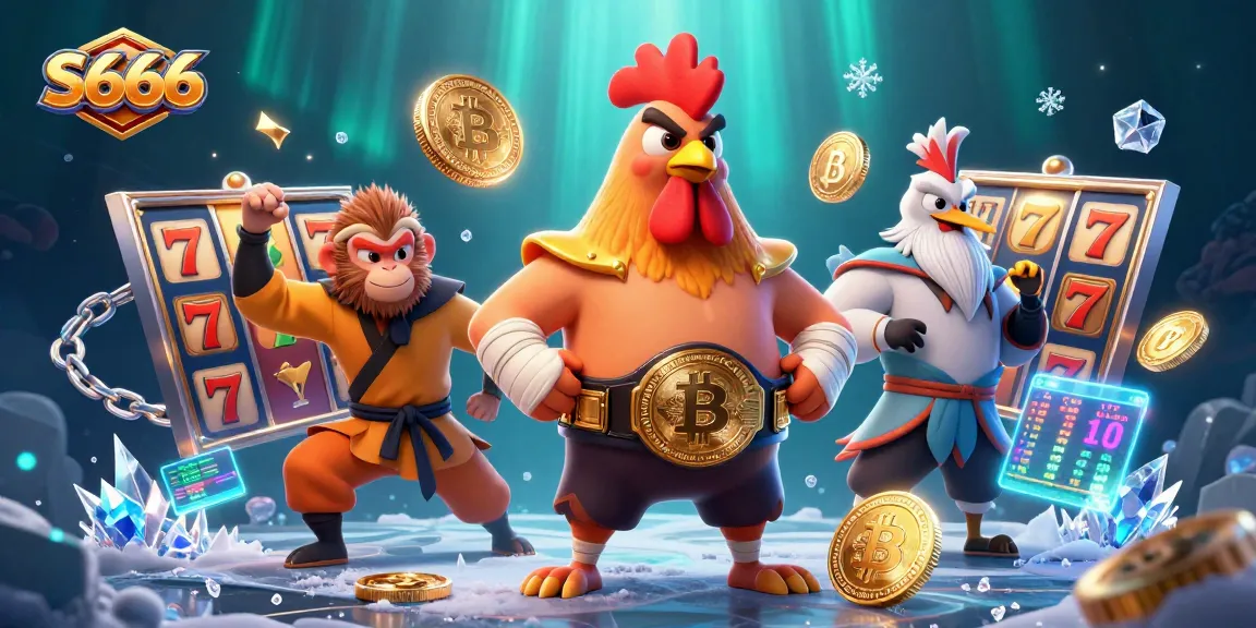 Engage with the exciting S666 online casino scene featuring slot reels and vibrant game elements.