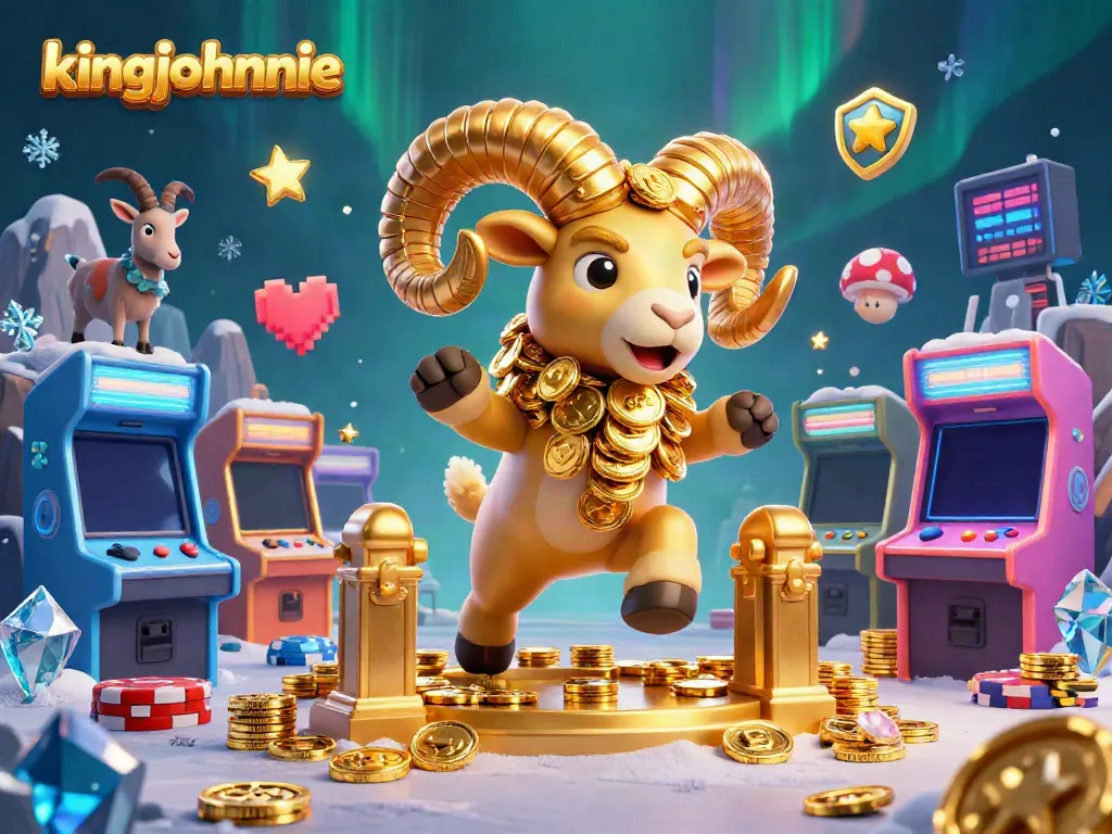 Experience kingjohnnie's online baccarat excitement with vibrant 3D visuals and engaging casino elements.
