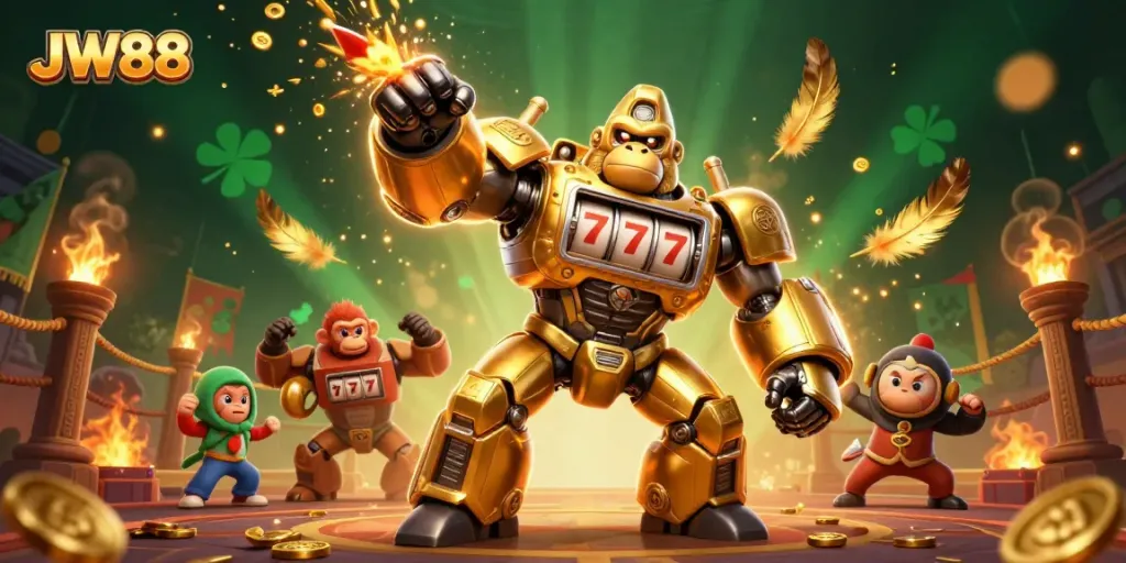 Engage with JW88's thrilling casino experience under the vibrant aura of winning gaming elements.