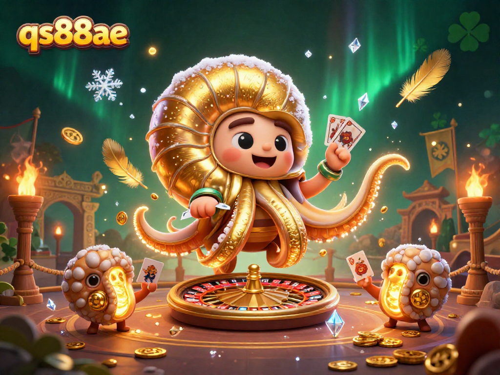 Experience thrilling gameplay with qs88ae, featuring an ancient nautilus roulette and glowing ammonite companions.