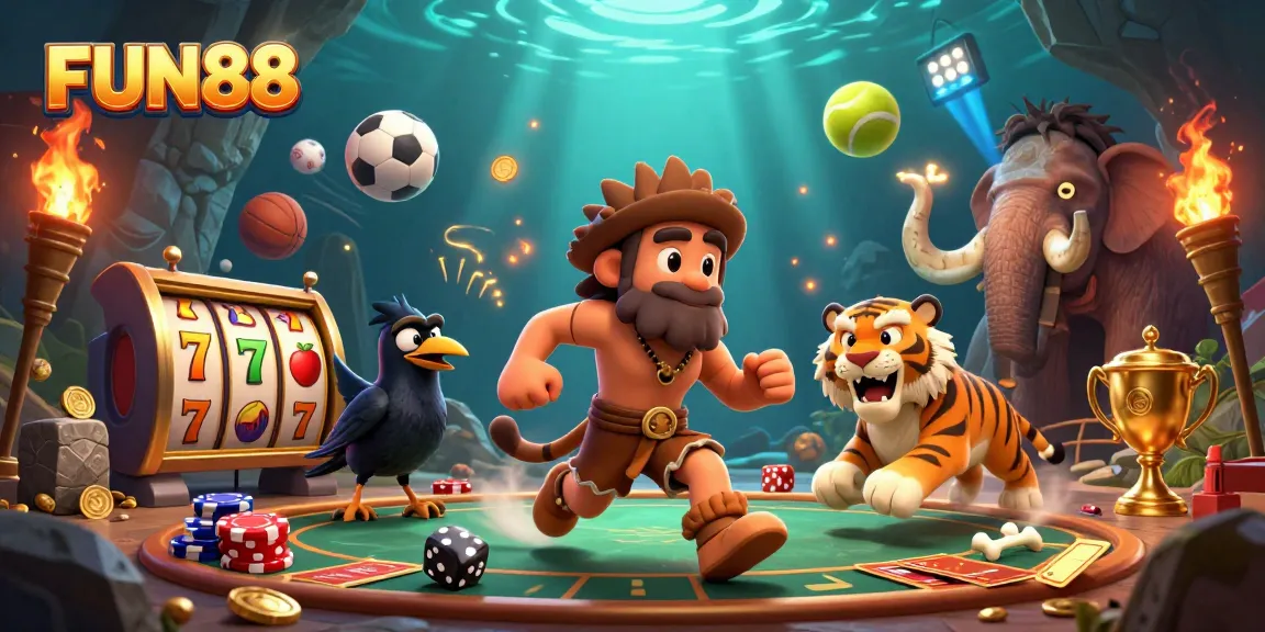 Experience the thrill of FUN88 with dynamic slots and engaging gameplay in a prehistoric setting.