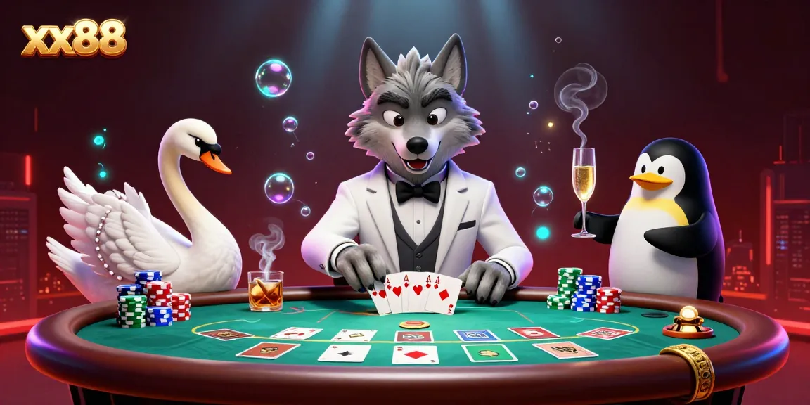 Experience an exciting baccarat game scene featuring xx88's vibrant characters and dynamic elements.