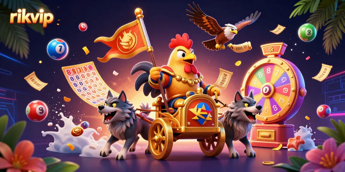 Experience thrilling gameplay with rikvip's vibrant casino scene featuring exciting lottery elements.